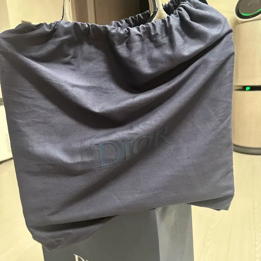 디올 스트라이프 토트백 네이비 사진 3