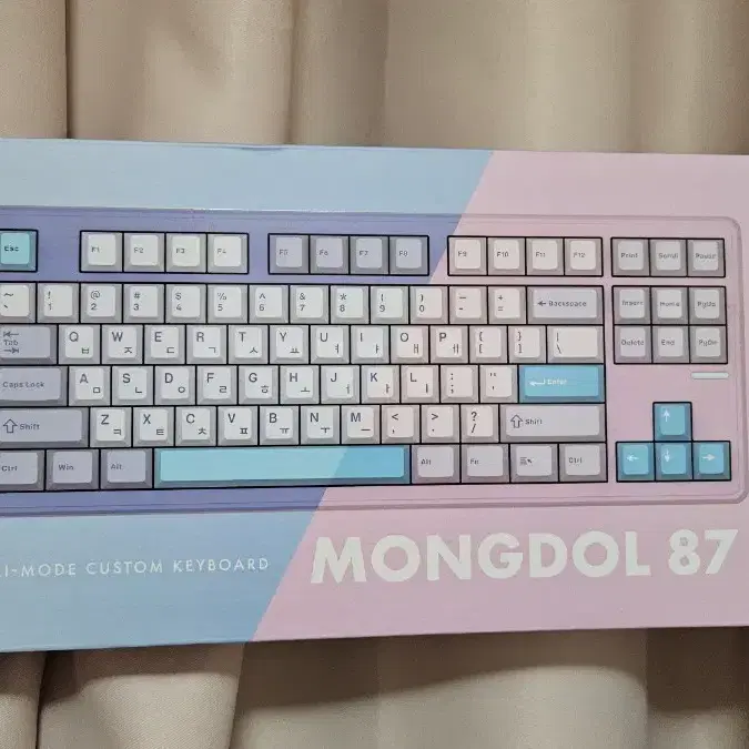 몽돌 키보드 87 블루