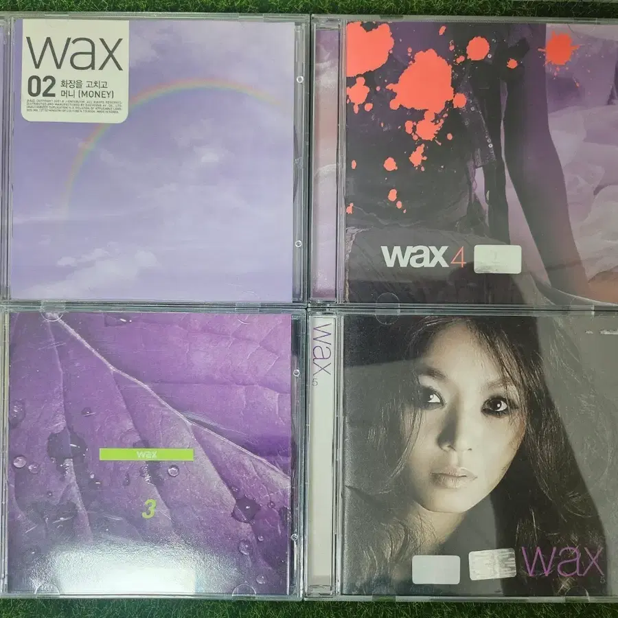 왁스4장 Wax 2집 / 3집 / 4집 / 5집 일괄판매 개봉cd