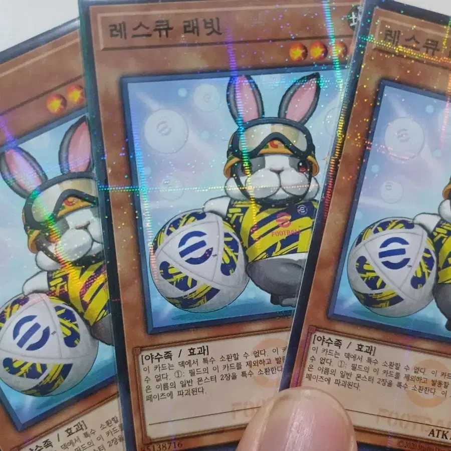 유희왕 레스큐 래빗 풋볼 한정판 일괄