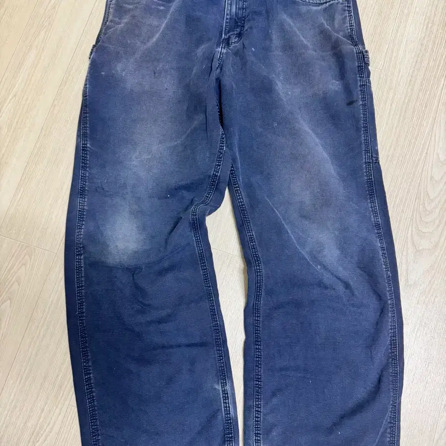 칼하트 B159 네이비 빈티지 캔버스 카펜터 워크팬츠 / 루즈핏