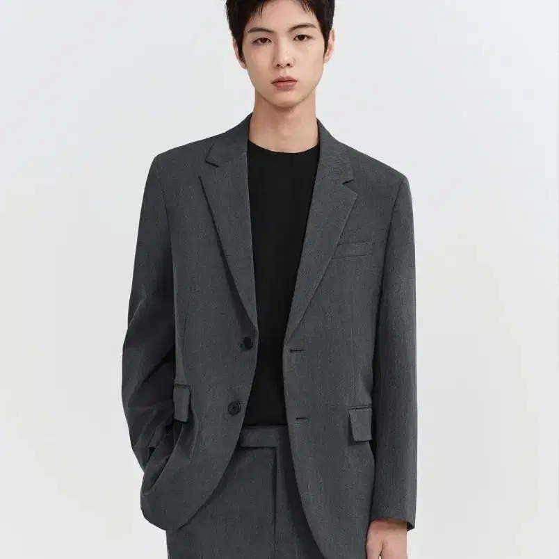 무탠다드 블레이저 슬랙스 셋업 (미디엄 그레이)