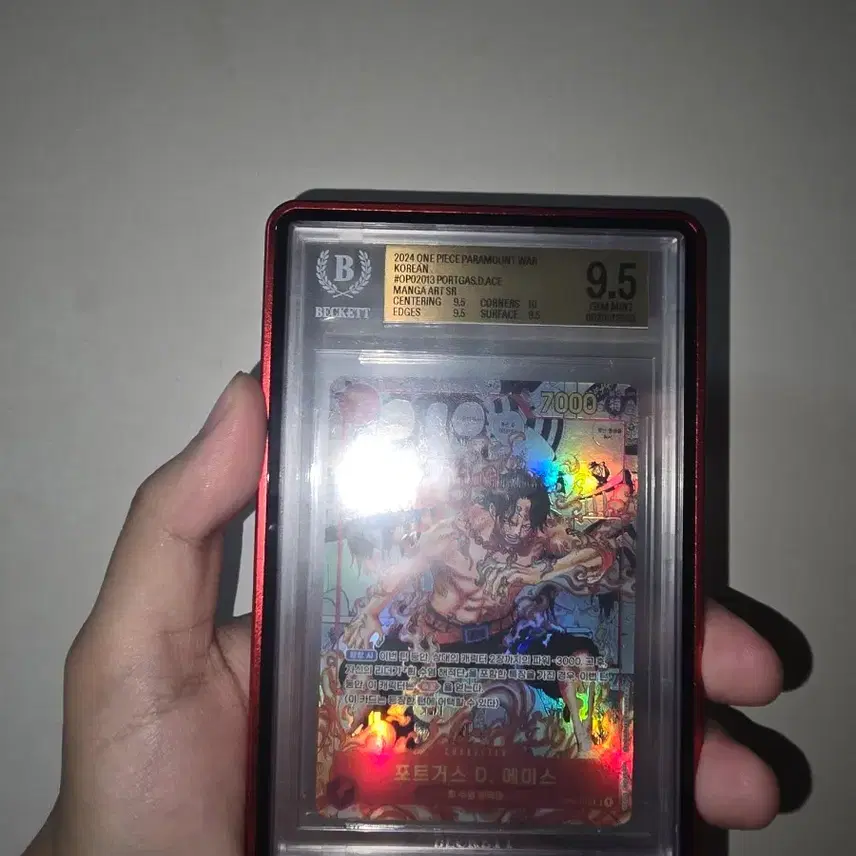원피스카드 에이스망가 bgs 9.5