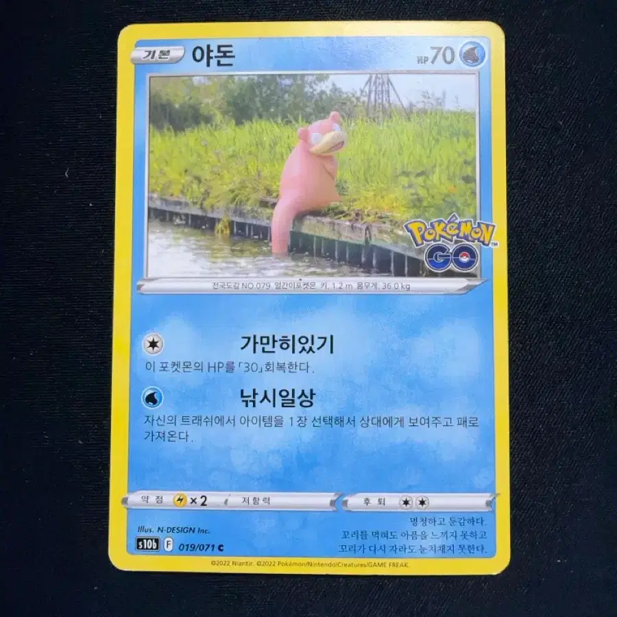 포켓몬카드 포켓몬고 야돈
