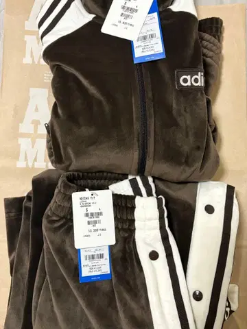 adidas W ADIBREAK VELOUR TT TP 상하의 셋업