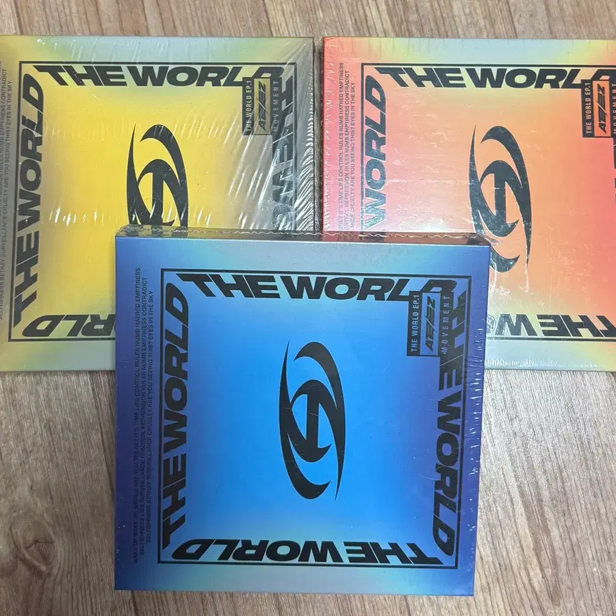 에이티즈 THE WORLD EP.1 MOVEMENT 앨범 미개봉 3개세트