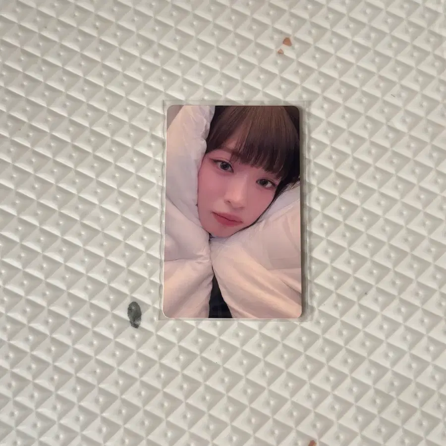 프로미스나인 이채영 이불 포카