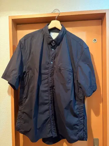 sacai 23ss nylon shirts 반팔 나일론 셔츠 사이즈 2