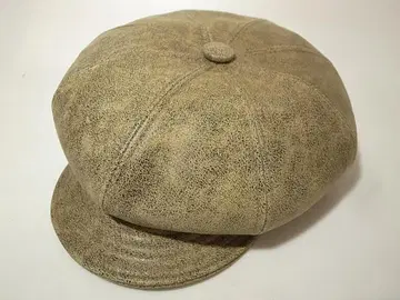 USA제 뉴욕 햇 Antique Spitfire 가죽제품 빈티지 가공 L