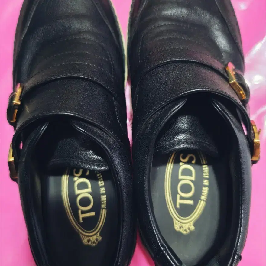 TOD'S 몽크스트랩 로퍼 블랙