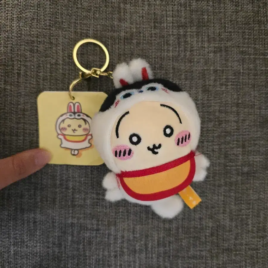 먼작귀 치이카와 우사기 콩눈 인형 키링 누이