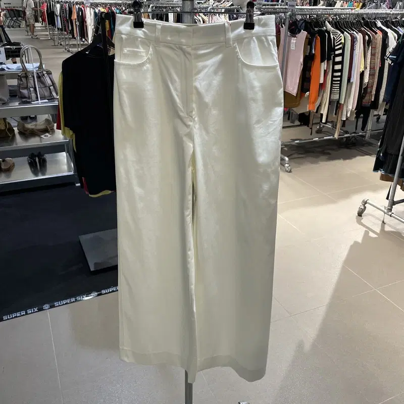 MAX MARA STUDIO 코튼 스판 팬츠 여성 29