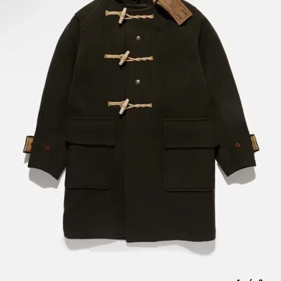 글로버올 이스트로그 몬티 더플코트 브라운(XL, 새상품)