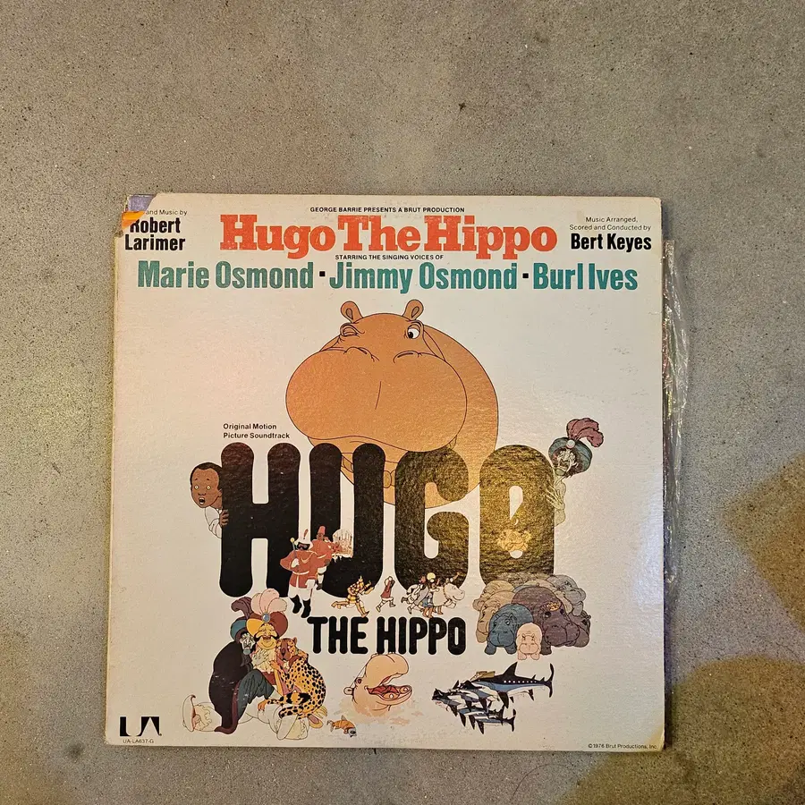 세계 최초의 미국 헝가리 합작 뮤지컬 애니메이션 영화 아기하마 휴고 (Hugo the Hippo)의 오리지널 필름 사운드/1018
