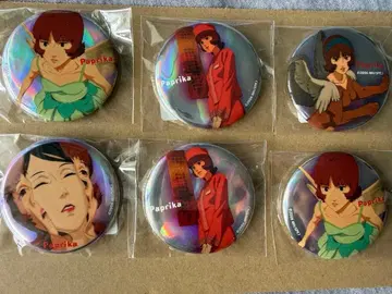 파프리카 홀로그램 캔뱃지 6개 세트 Paprika