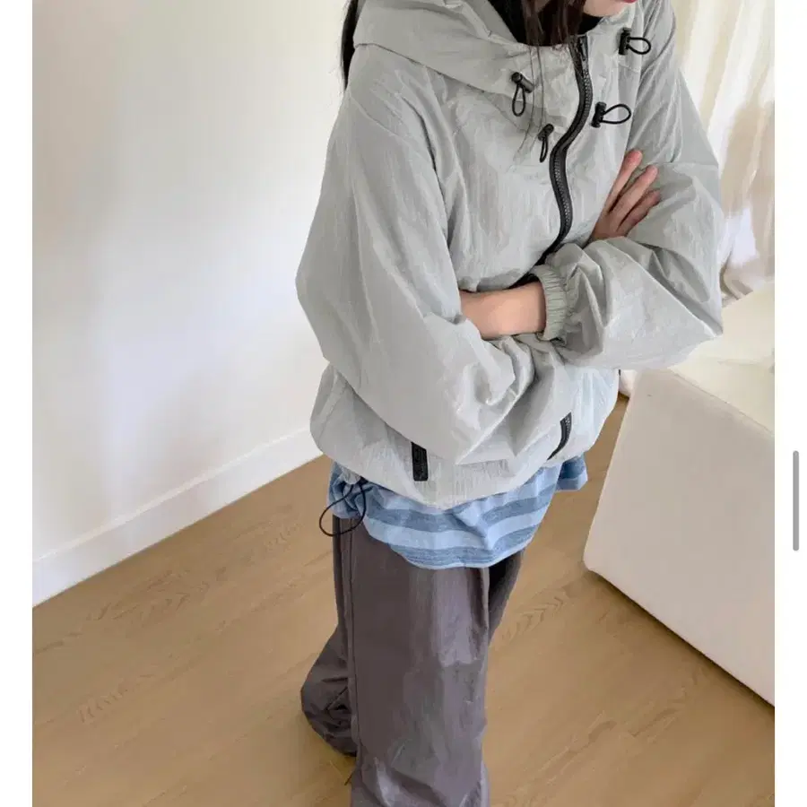 고프코어 바람막이