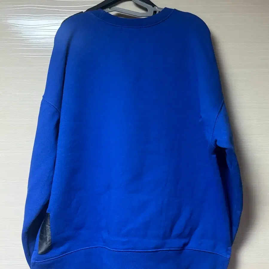 세컨모놀로그 스웻 맨투맨 블루 size M