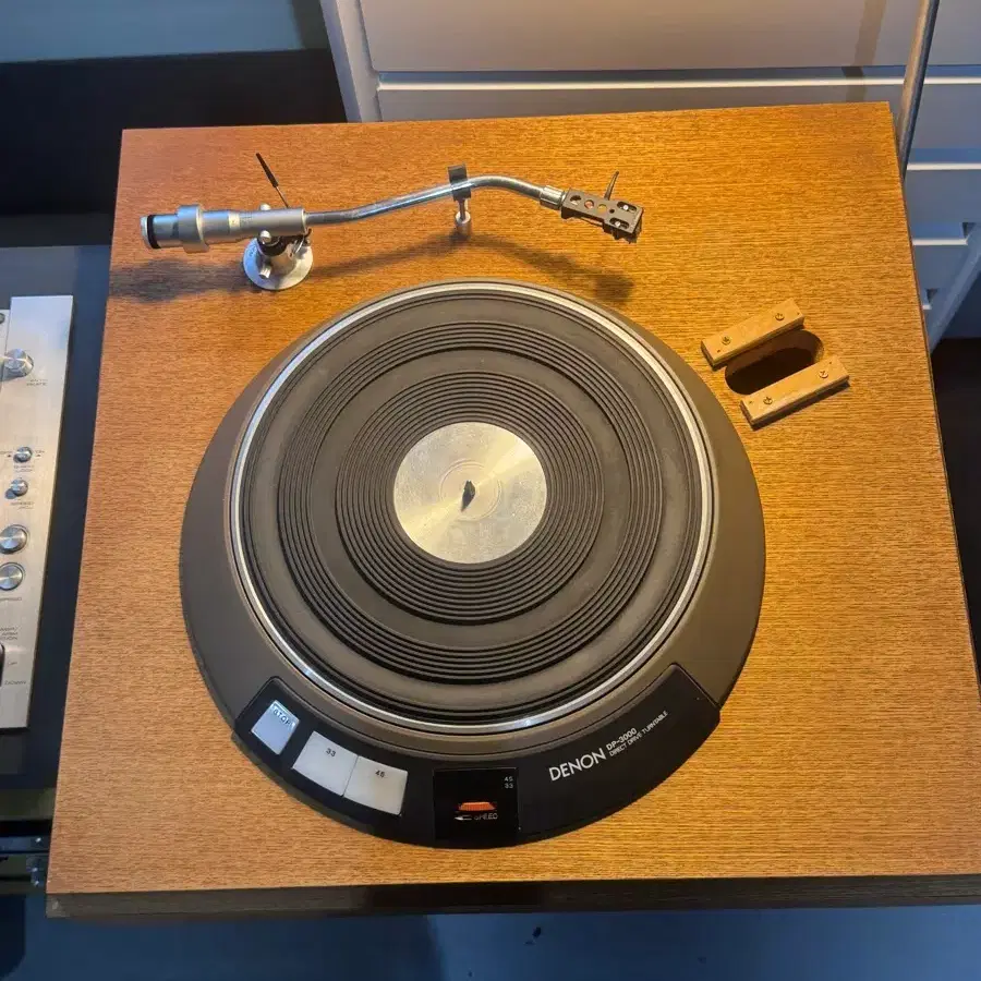 명기 데논 턴테이블 dp3000 denon +톤암 데논 da305 2암 가능 플랫터