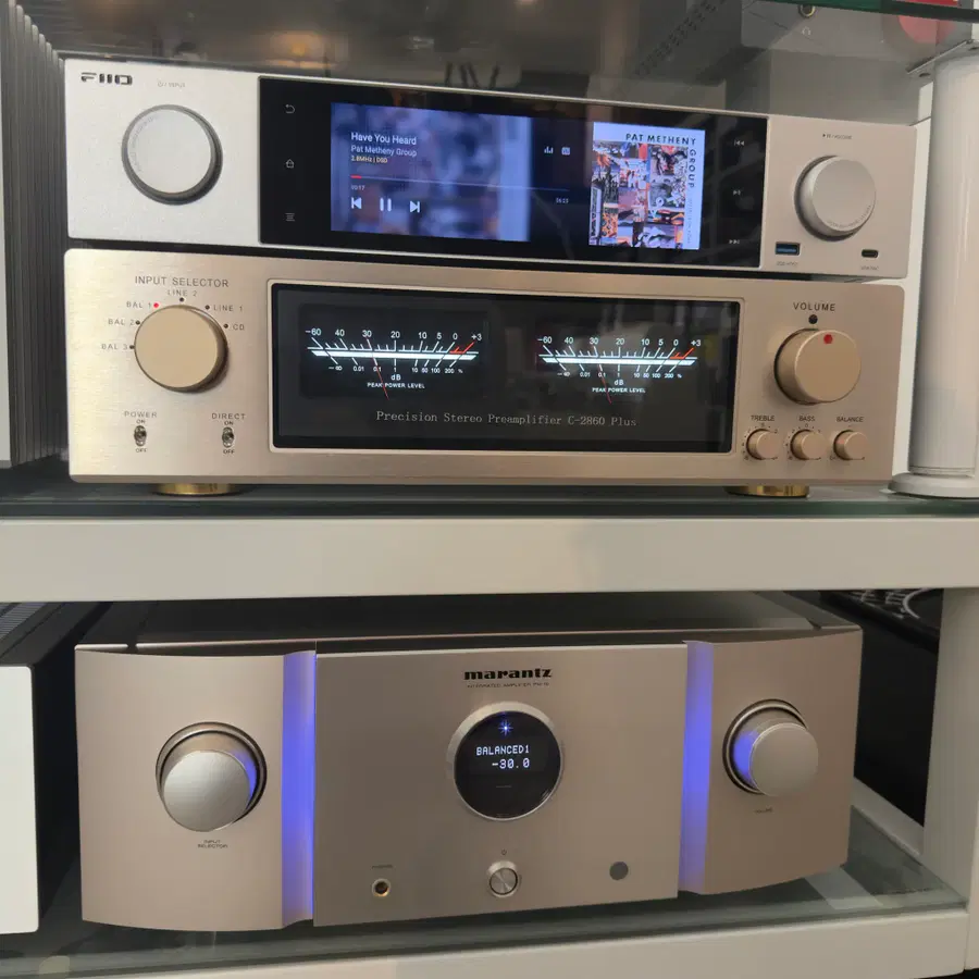 마란츠 PM10 인티앰프 , FIIO S15 네트워크 플레이어, C-2860 PLUS 프리앰프