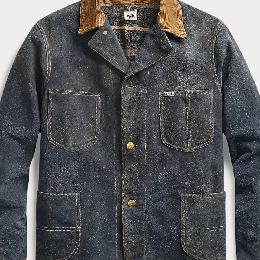 RRL 인디고 러프아웃 초어 자켓 M