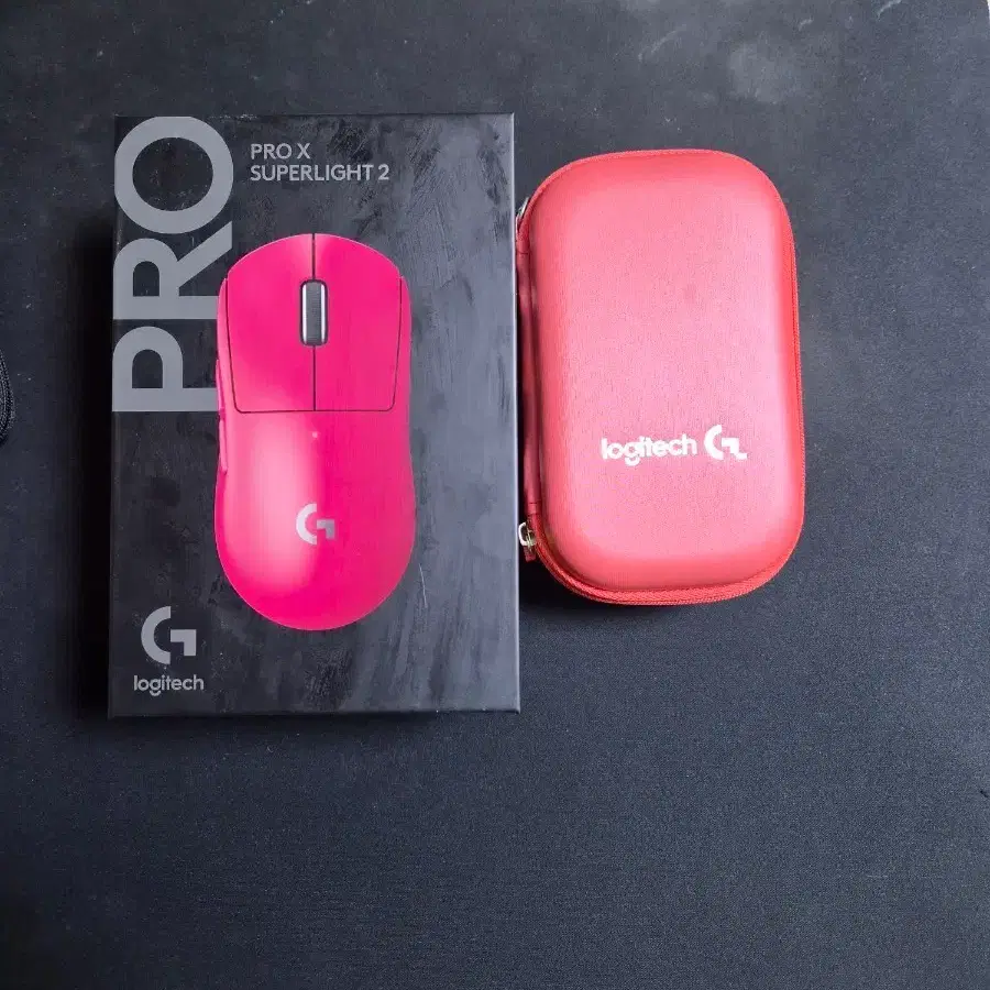 로지텍 G PRO X SUPERLIGHT 2 핑크 + 파우치