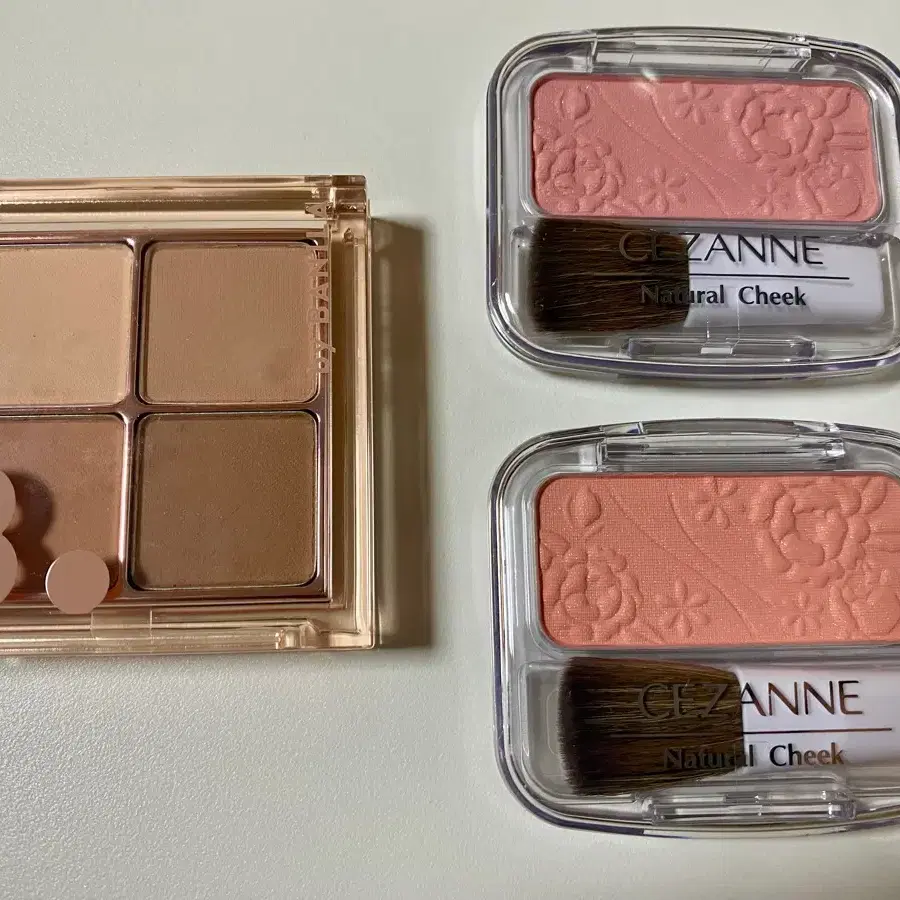 세잔느 CEZANNE Natural Cheek 01 + 10 비바이바닐라섀도우팔레크 14