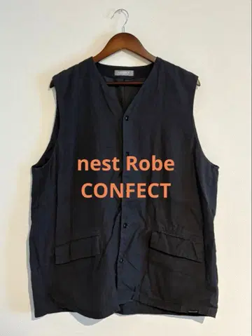 nest Robe CONFECT 코튼 린넨 롱 베스트