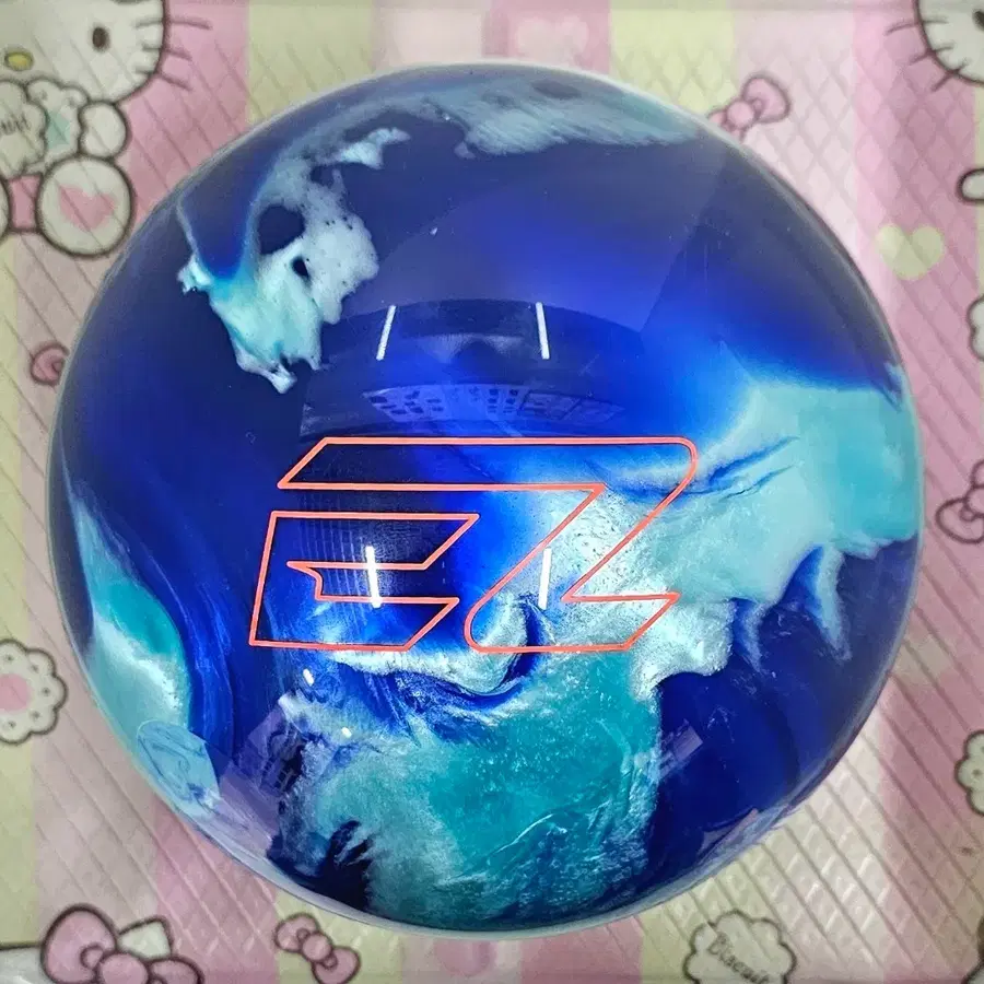 [중고 볼링공] 엘리트 EZ 훅 틸/블루 펄 14파운드 (미드) 새볼같은중고 소프트볼