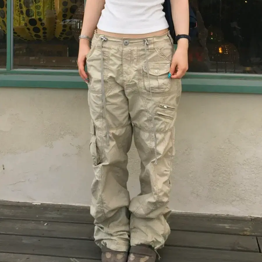 품절 베이지s) 아워캐비넷 dams cargo pants ootj