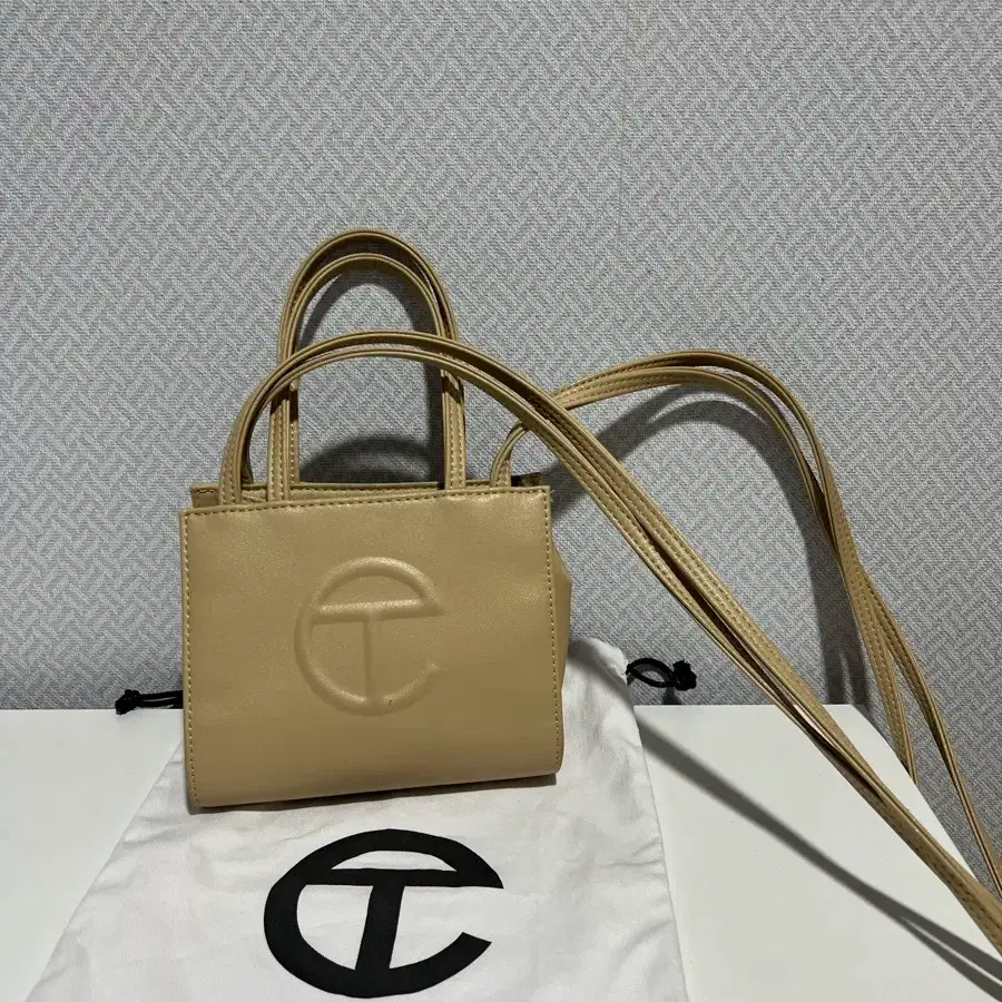 텔파 스몰 백 베이지