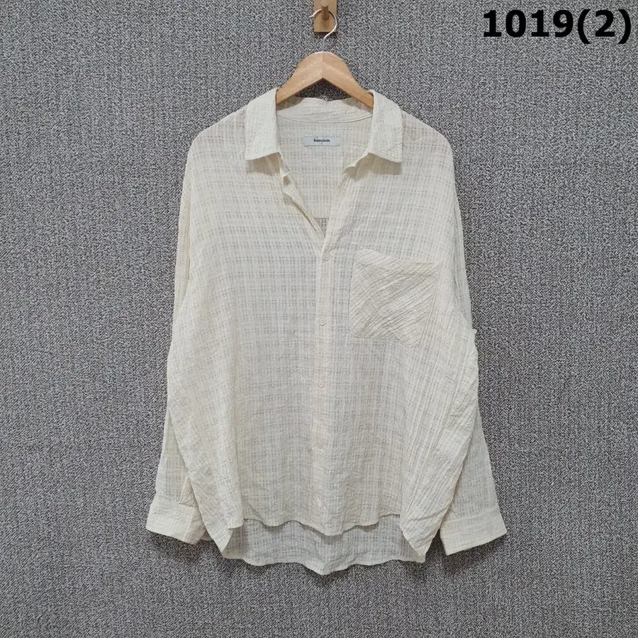 에잇세컨즈 셔츠 아이보리L