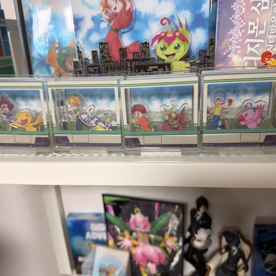 디지몬 전철 아크릴