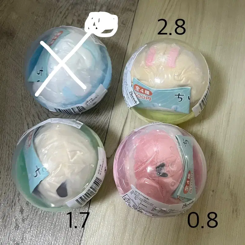 미개봉/현물)우사기 모몽가 카니 랏코 누이구루미 집게 클립 인형 가챠 2탄 먼작귀 치이카와