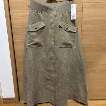 beams 택 포함 스웨이드 느낌 스커트