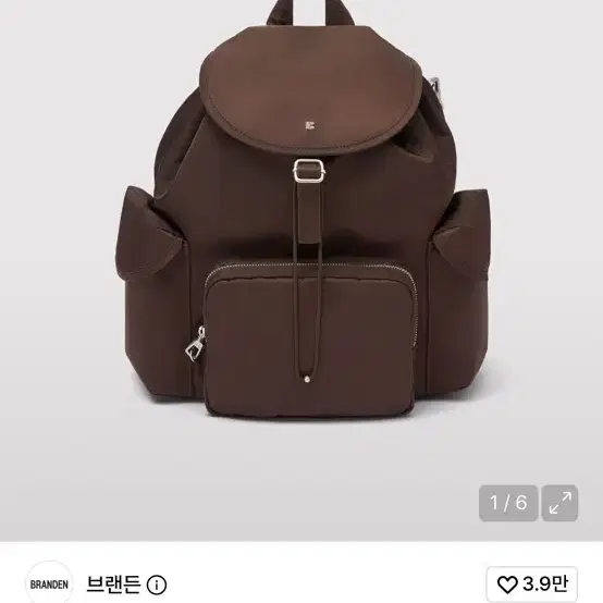 브랜든 세이프 데이즈 백팩 (모카 브라운) 새상품