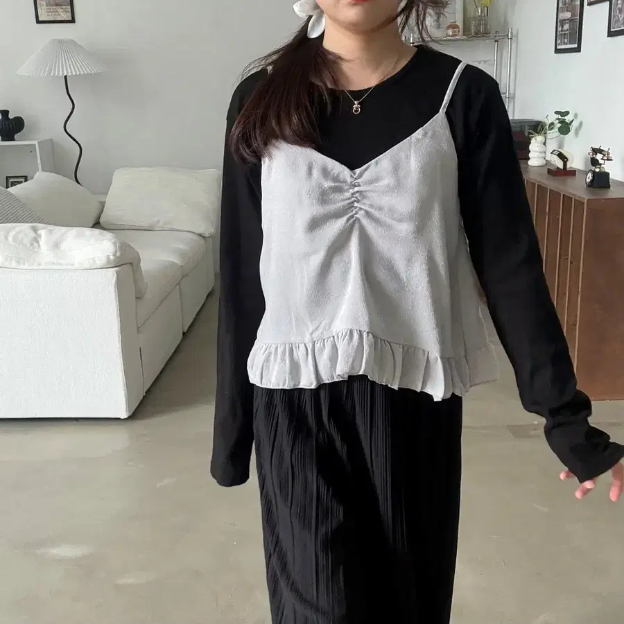 새상품/2col) 가을 라운드넥 면 폴리 루즈핏 긴팔티 긴팔 티셔츠 기본티 이너티 레이어드티 긴티 긴팔티셔츠 에이블리 지그재그