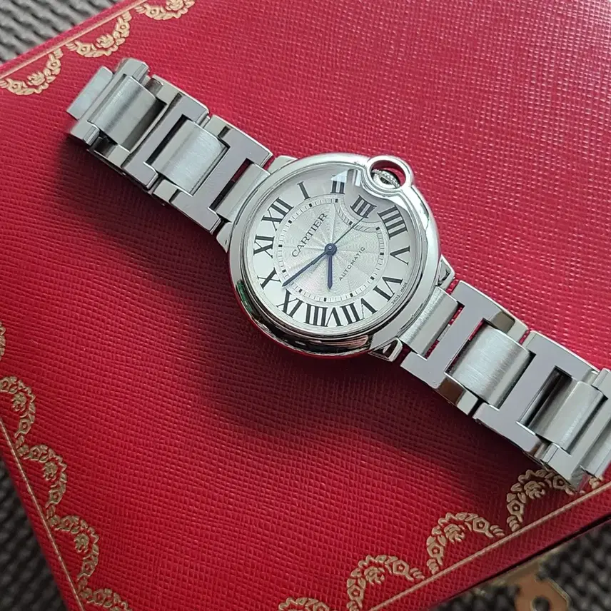 까르띠에 발롱블루 오토매틱 메탈 36mm 미듐사이즈 사진 3
