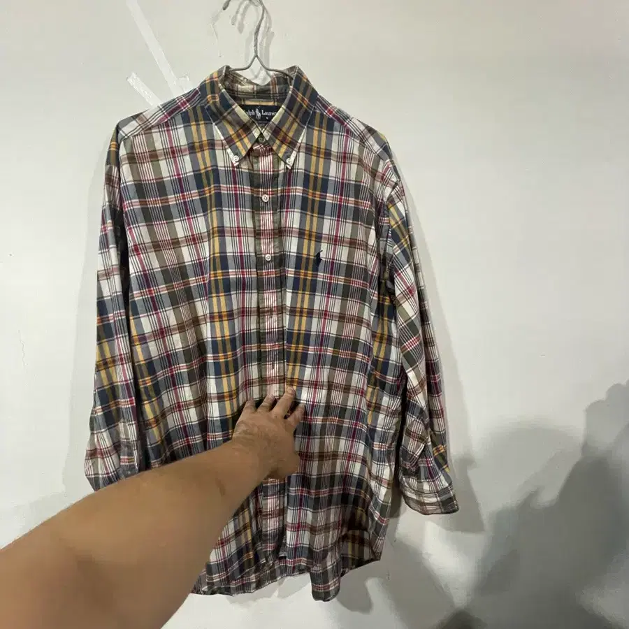 폴로 랄프로렌 체크 남방