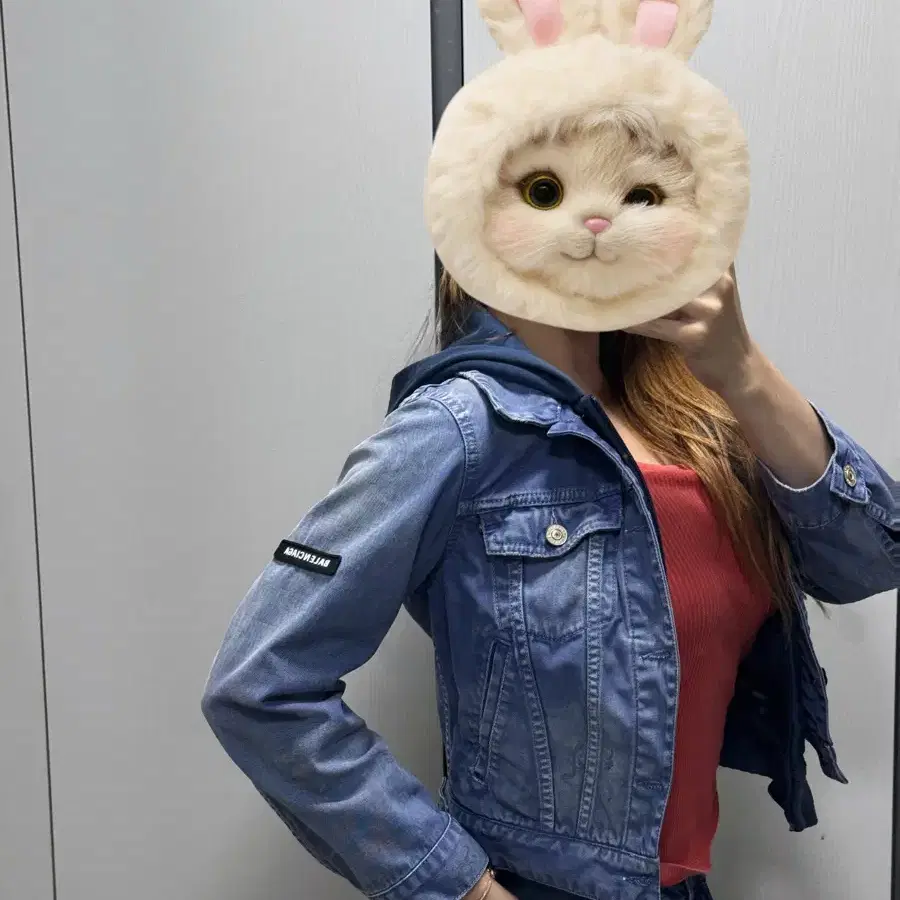 정품 발렌시아가 데님 자켓 36사이즈 여성 재킷