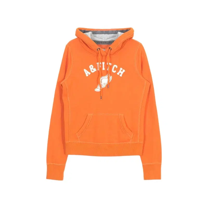 Abercrombie & Fitch 오렌지 아플리케 후드 S