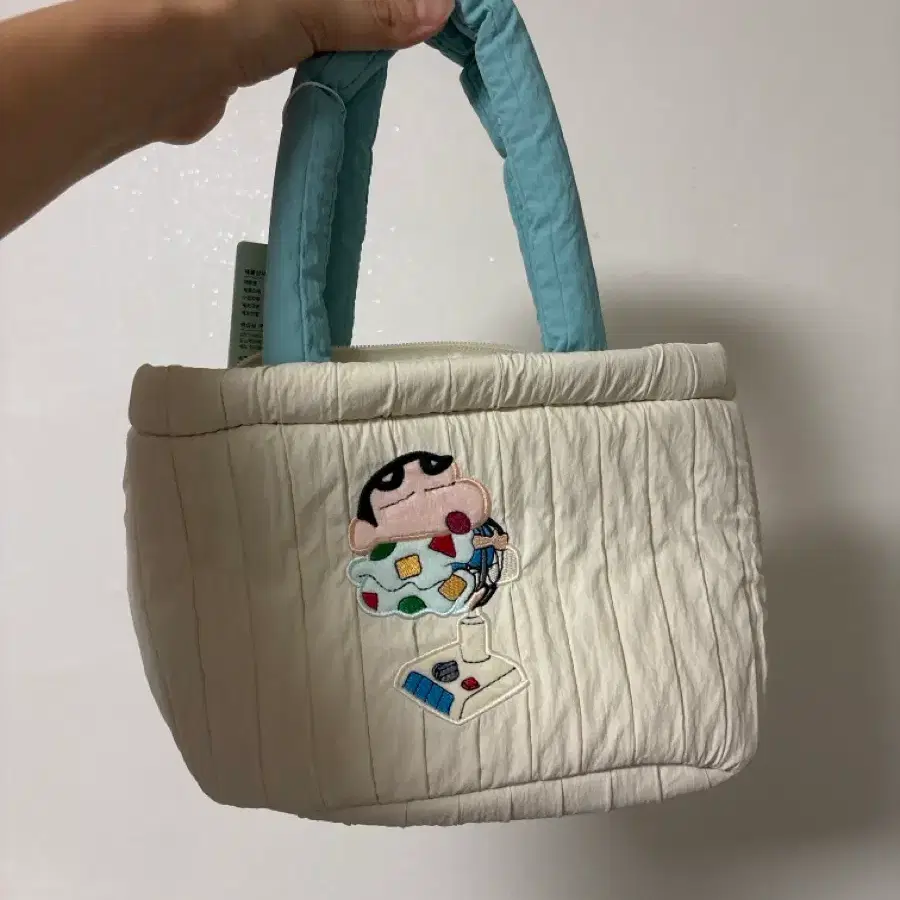 짱구 퀼팅 토트백(새상품)