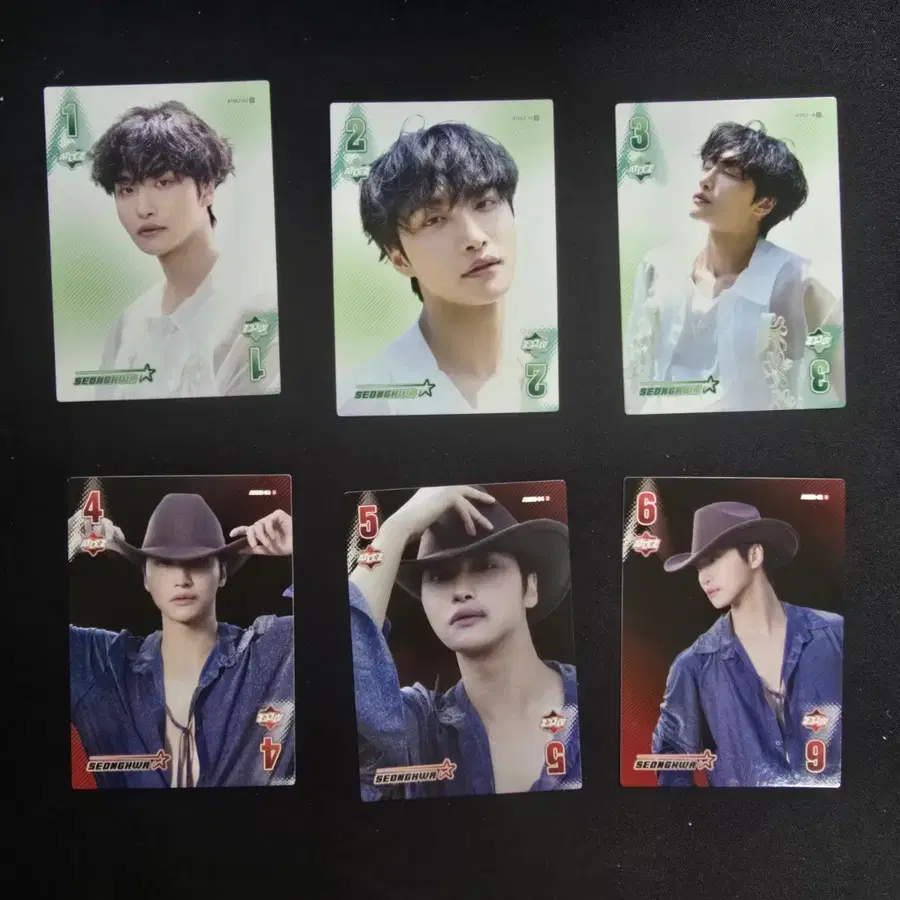 테레카 에이티즈(ATEEZ) 밈 카드 성화 베이스 6종 셋