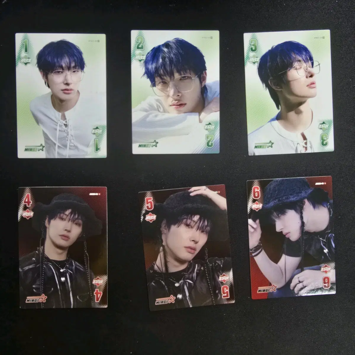 Terrak Ateez (ATEEZ) Meme Card Mingi Vey Set of 6