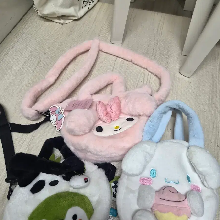 산리오가방3개일괄,퍼가방3개일괄,산리오 퍼가방,산리오가방