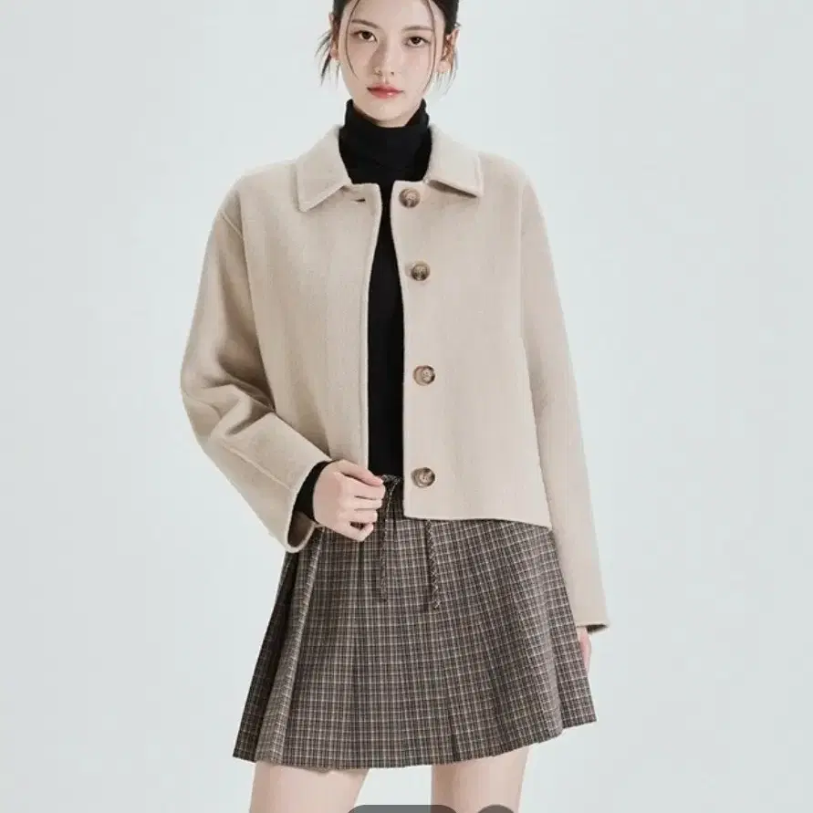 미쏘 여성 핸드메이드코트 베이지 M