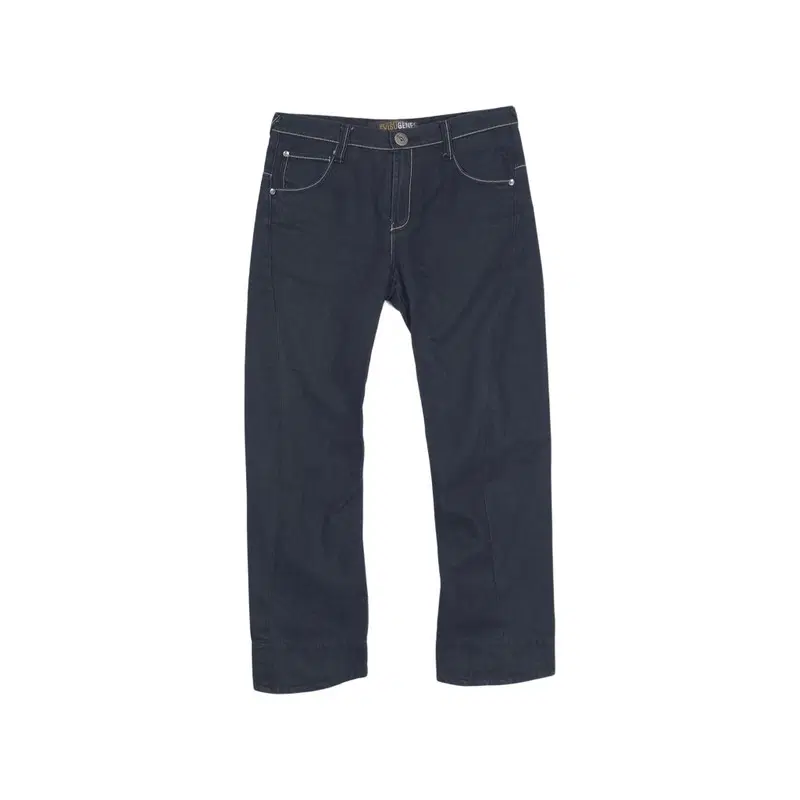 EVISU 오사카 갈매기 로고 생지 데님 L