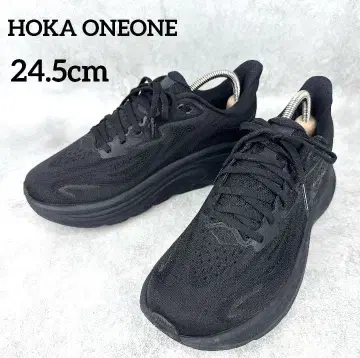 HOKA W CLIFTON 10 러닝화 블랙 24.5 초경량