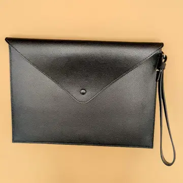 GIORGIO ARMANI 문서 케이스 천연 가죽 가로 27cm 세로 20cm