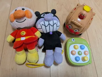 호빵맨 봉제 인형 완구 세트