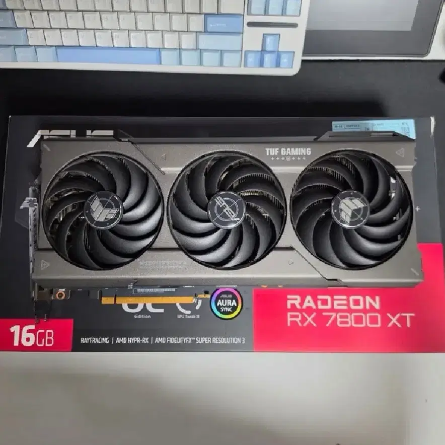 ASUS TUF Gaming 라데온 RX 7800 XT D6 16GB